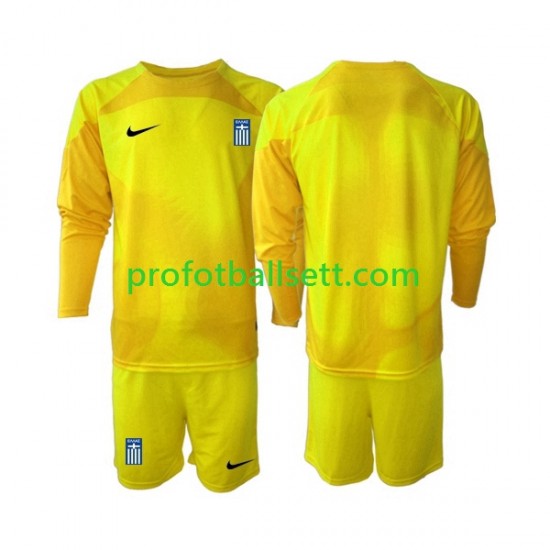 Fotballdrakt Hellas Keeper Barn Hjemmekit 2023 Langermet