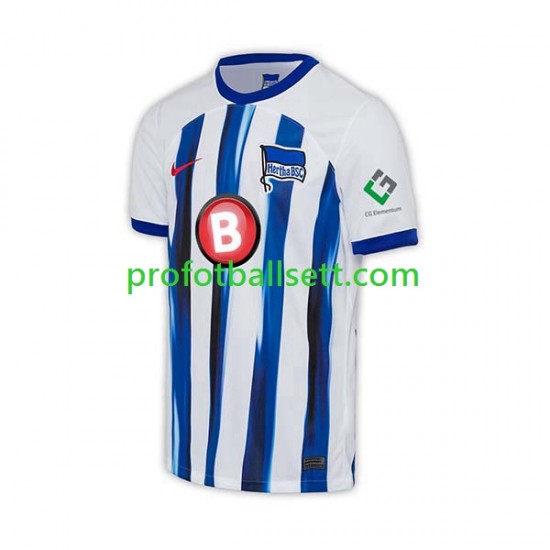 Fotballdrakt Hertha BSC Herre Hjemmekit 2023-2024 Kortermet