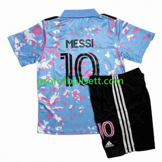 Fotballdrakt Inte Miami Lionel Messi 10 Barn Tredjekit 2023-2024 Kortermet