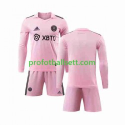 Fotballdrakt Inter Miami Barn Hjemmekit 2023-2024 Langermet