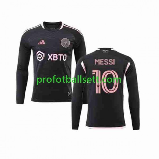 Fotballdrakt Inter Miami Lionel Messi 10 Herre Bortekit 2023-2024 Langermet