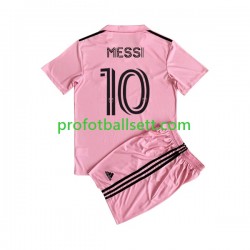 Fotballdrakt Inter Miami Lionel Messi 10 Barn Hjemmekit 2023 Kortermet
