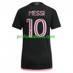 Fotballdrakt Inter Miami Lionel Messi 10 Dame Bortekit 2023 Kortermet
