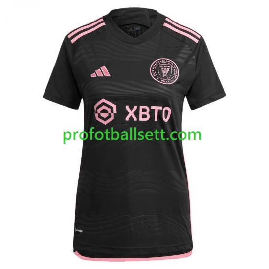 Fotballdrakt Inter Miami Lionel Messi 10 Dame Bortekit 2023 Kortermet