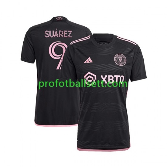 Fotballdrakt Inter Miami Luis Suarez 9 Herre Bortekit 2023-2024 Kortermet