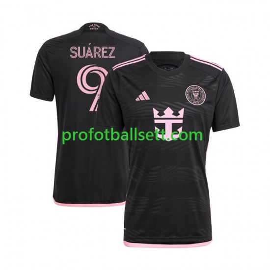 Fotballdrakt Inter Miami Luis Suarez 9 Herre Bortekit 2024 Kortermet