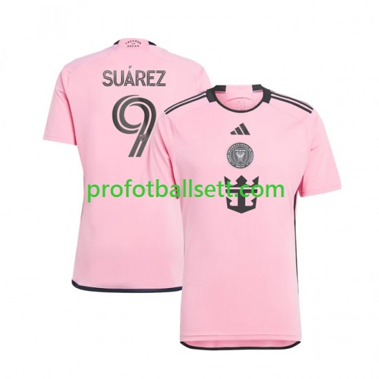 Fotballdrakt Inter Miami Luis Suarez 9 Herre Hjemmekit 2024 Kortermet