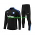 Inter Milan 2024-2025 Svart Trenings Collegegenser Set
