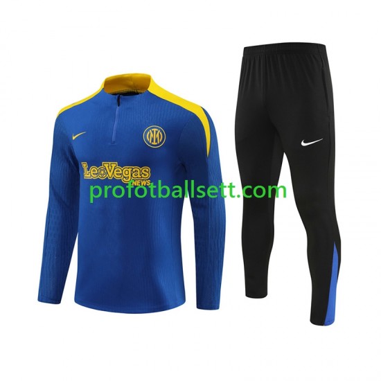 Inter Milan 2024-2025 Blå Trenings Collegegenser Set