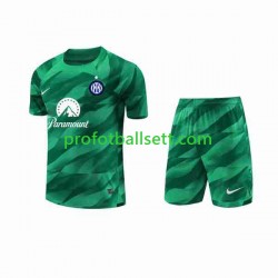 Fotballdrakt Inter Milan Keeper Barn Bortekit 2023-2024 Kortermet