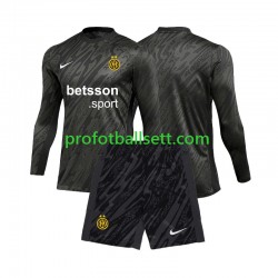 Fotballdrakt Inter Milan Keeper Barn Tredjekit 2024-2025 Langermet