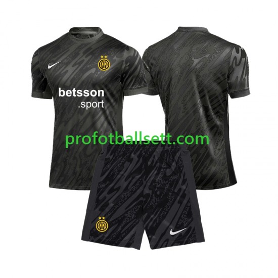 Fotballdrakt Inter Milan Keeper Barn Tredjekit 2024-2025 Kortermet