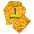 Fotballdrakt Inter Milan Keeper Sommer 1 Barn Hjemmekit 2023-2024 Langermet