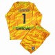Fotballdrakt Inter Milan Keeper Sommer 1 Barn Hjemmekit 2023-2024 Langermet