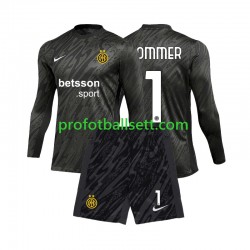 Fotballdrakt Inter Milan Keeper Yann Sommer 1 Barn Tredjekit 2024-2025 Langermet