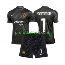 Fotballdrakt Inter Milan Keeper Yann Sommer 1 Barn Tredjekit 2024-2025 Kortermet