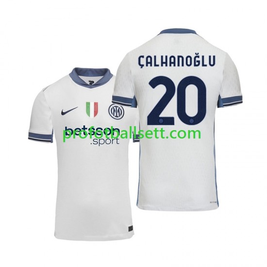 Fotballdrakt Inter Milan Hakan Calhanoglu 20 Herre Bortekit 2024-2025 Kortermet
