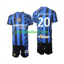Fotballdrakt Inter Milan Hakan Calhanoglu 20 Barn Hjemmekit 2024-2025 Kortermet