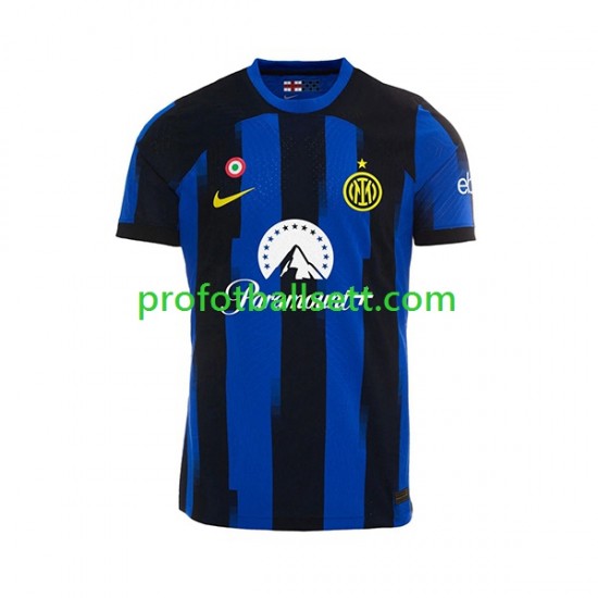 Fotballdrakt Inter Milan Herre Hjemmekit 2023-2024 Kortermet