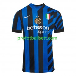 Fotballdrakt Inter Milan Herre Hjemmekit 2024-2025 Kortermet