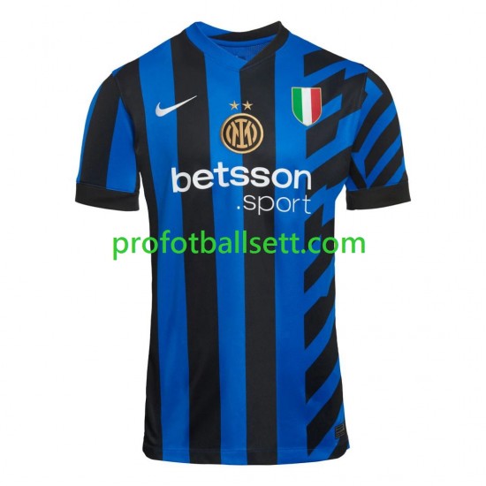 Fotballdrakt Inter Milan Herre Hjemmekit 2024-2025 Kortermet