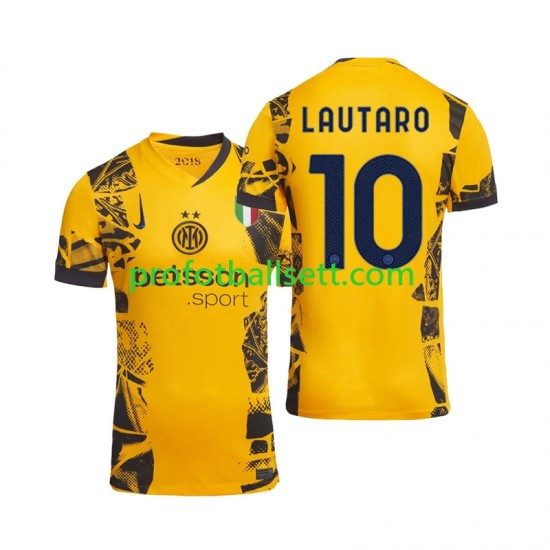Fotballdrakt Inter Milan Lautaro 10 Herre Tredjekit 2024-2025 Kortermet