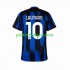 Fotballdrakt Inter Milan Lautaro Martinez 10 Herre Hjemmekit 2023-2024 Kortermet
