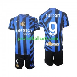 Fotballdrakt Inter Milan Marcus Thuram 9 Barn Hjemmekit 2024-2025 Kortermet