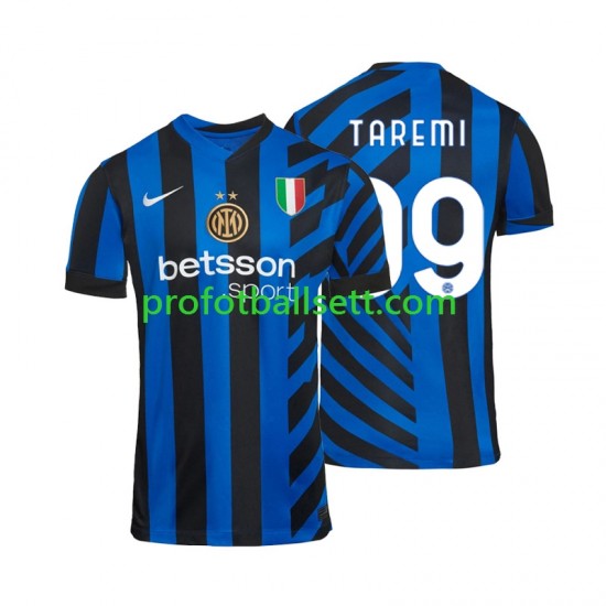 Fotballdrakt Inter Milan Mehdi Taremi 99 Herre Hjemmekit 2024-2025 Kortermet