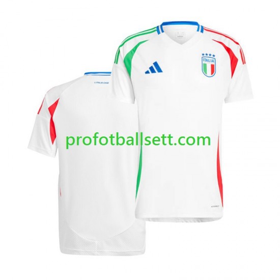 Fotballdrakt Italia Herre Bortekit Euro 2024 Kortermet