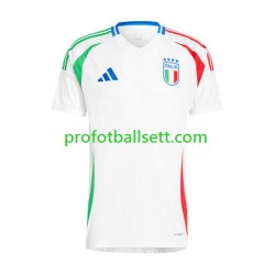 Fotballdrakt Italia Herre Bortekit Euro 2024 Kortermet