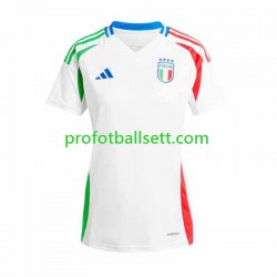 Fotballdrakt Italia Dame Bortekit Euro 2024 Kortermet