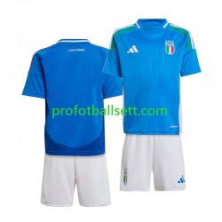 Fotballdrakt Italia Barn Hjemmekit Euro 2024 Kortermet