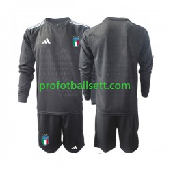 Fotballdrakt Italia Keeper Barn Bortekit 2023 Langermet