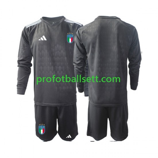 Fotballdrakt Italia Keeper Barn Bortekit 2023 Langermet