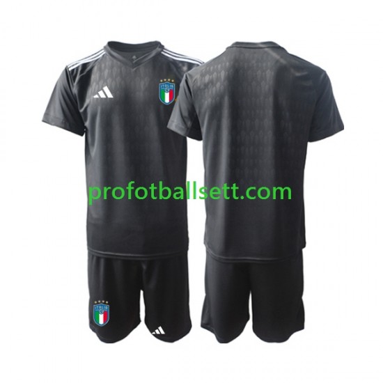 Fotballdrakt Italia Keeper Barn Bortekit 2023 Kortermet