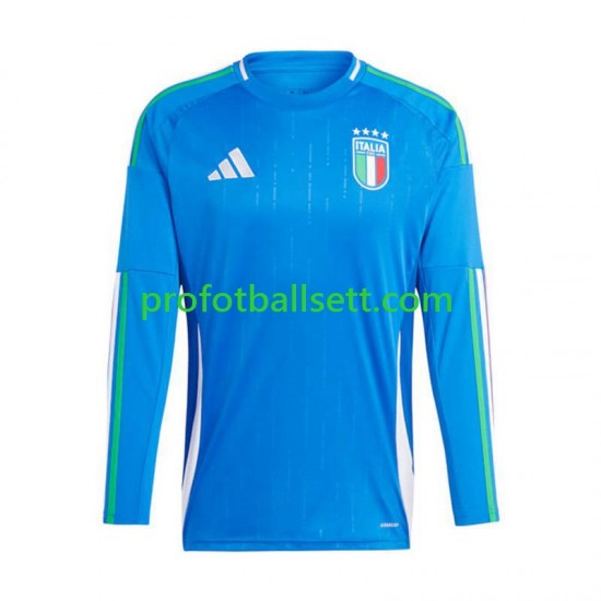 Fotballdrakt Italia Herre Hjemmekit Euro 2024 Langermet