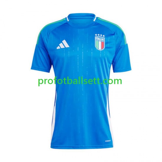 Fotballdrakt Italia Herre Hjemmekit Euro 2024 Kortermet