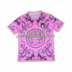 Fotballdrakt Italia Versace Herre 2023-2024 Rosa Kortermet