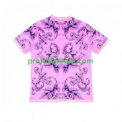 Fotballdrakt Italia Versace Herre 2023-2024 Rosa Kortermet
