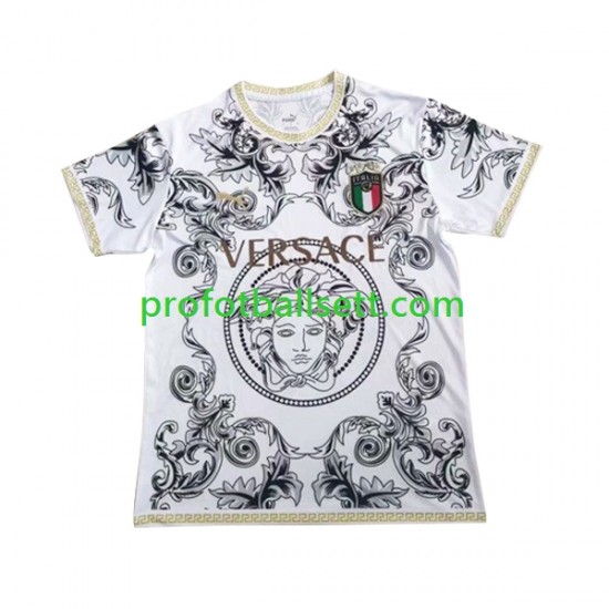 Fotballdrakt Italia Versace Herre 2023-2024 Hvit Kortermet