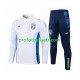 Italia 2024 Hvit Trenings Collegegenser Set