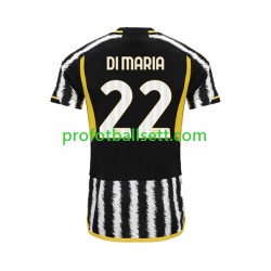 Fotballdrakt Juventus Angel Di Maria 22 Herre Hjemmekit 2023-2024 Kortermet