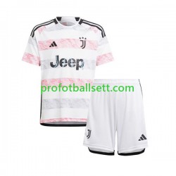 Fotballdrakt Juventus Barn Bortekit 2023-2024 Kortermet