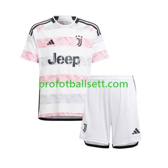 Fotballdrakt Juventus Barn Bortekit 2023-2024 Kortermet