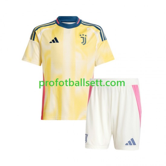 Fotballdrakt Juventus Barn Bortekit 2024-2025 Kortermet