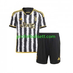 Fotballdrakt Juventus Barn Hjemmekit 2023-2024 Kortermet
