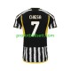 Fotballdrakt Juventus Federico Chiesa 7 Herre Hjemmekit 2023-2024 Kortermet