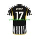 Fotballdrakt Juventus Filip Kostic 17 Herre Hjemmekit 2023-2024 Kortermet
