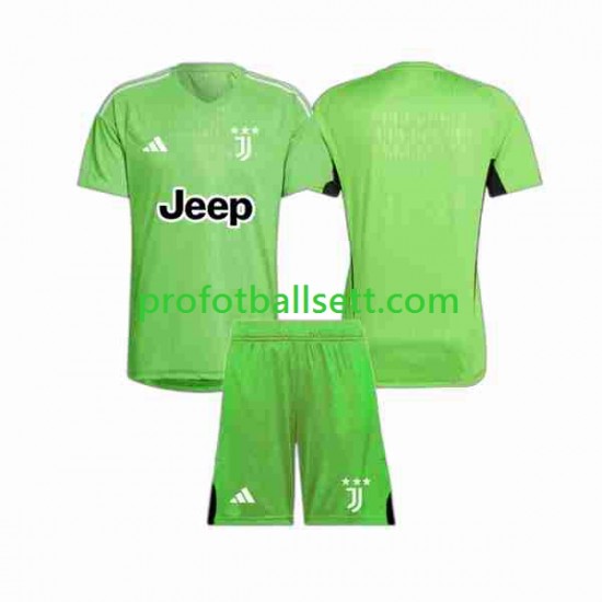 Fotballdrakt Juventus Keeper Barn Tredjekit 2023-2024 Kortermet